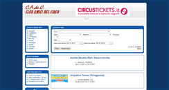 Desktop Screenshot of amicidelcirco.it